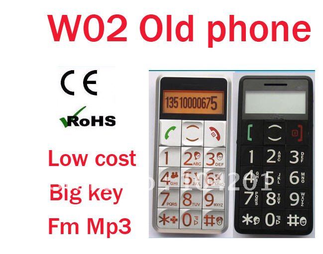 Quad Band CE Big Font Big Voice Senior Cell Phone