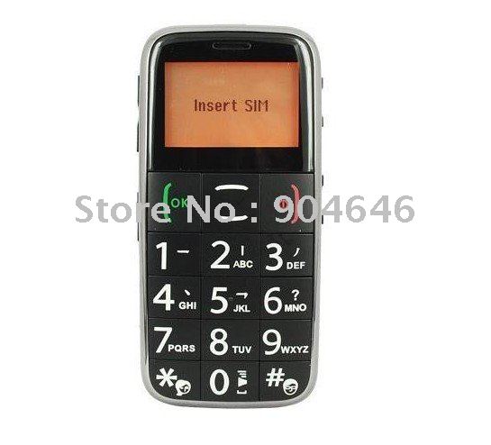 W03 Quad Band Dual Sim Cards Dual Standby Unlocked Senior Phone