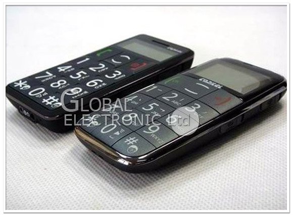 Promotion S180 Dual Band Big Keyboard and SOS Button Senior Cell Phone
