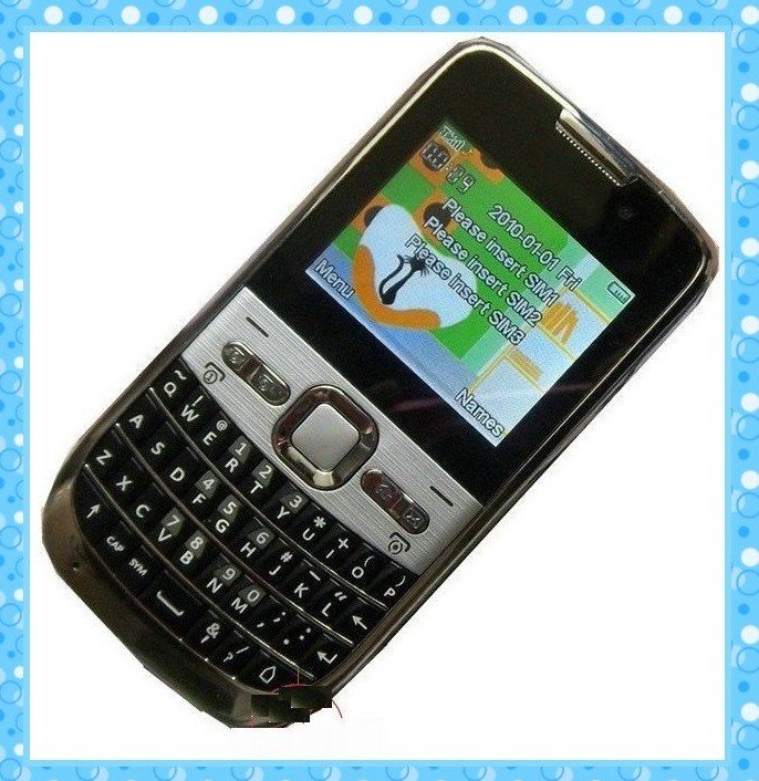 2 Inch Screen 3 SIM Bluetooth 2.0 Dual Camera Java TV Mobile Phone