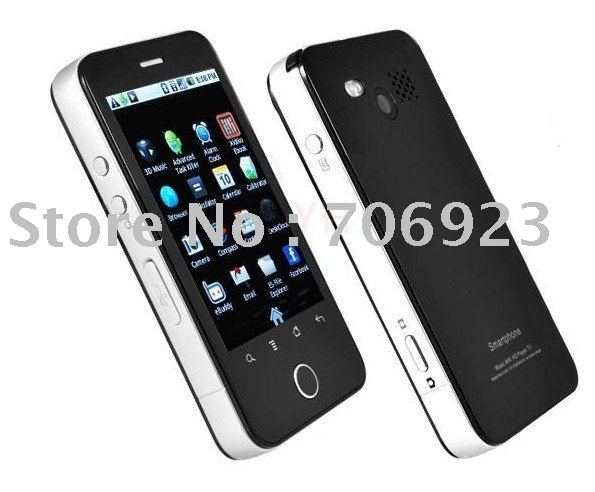 A3000 3.3inch Quadband Android 2.2 WIFI TV Dual Sim Unlocked GPS Cell Phones