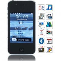 Unlocked I69 4G Quad Band Dual Cards Java FM Touch Screen Original Cell Phone