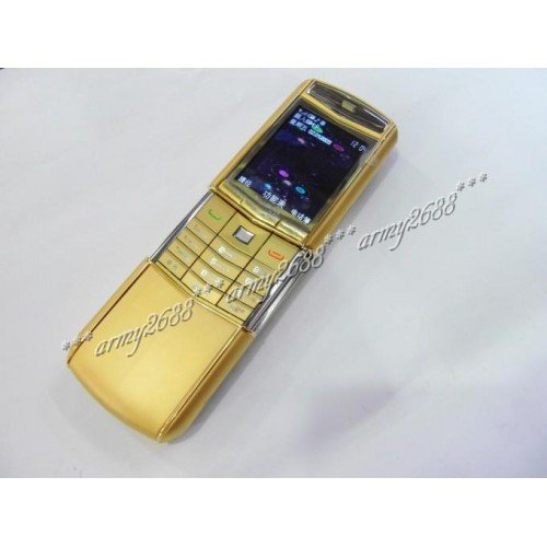 2G Memory Quad Band Metal Cover Slide Luxury Cell Phones
