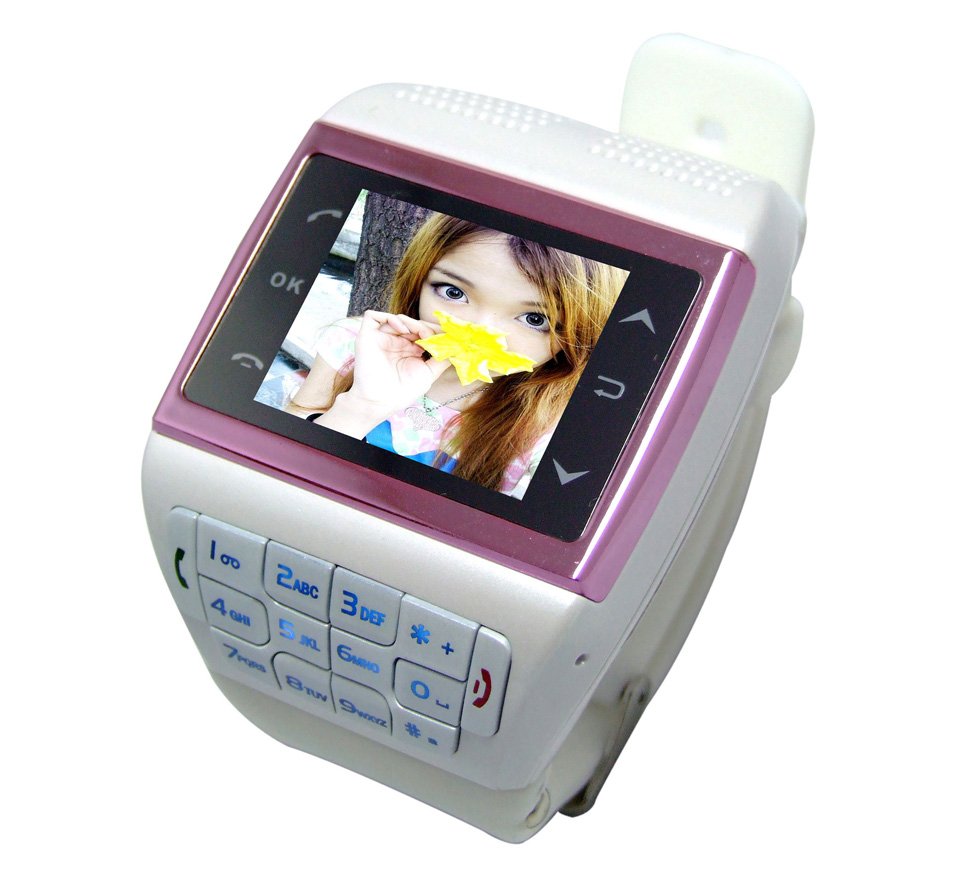 Touch Screen Dual Sim Standby Voice Dialling Radio Watch Mobile Phone