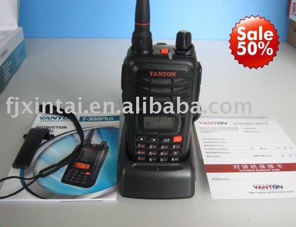 Ham amateur radio T-300PLUS <136-174MHZ or 400-470MHZ,5W power&VOX function>with free shipping,One year warranty