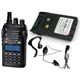 Wholesale gift free shipping WOUXUN KG-UVD1P VHF UHF DualBand handheld ham radio transceiver walkie talkie 136-174MHz 400-470MHz