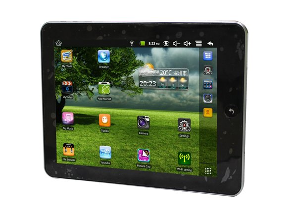 7" Touch Screen LCD TFT Android 2.2 1.3MP Camera Support Flash 10.1 Tablet PC