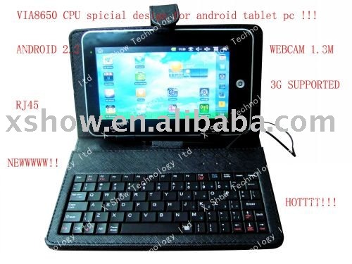 7’Touch Screen 800*480 Resolution USB2.0 3GP Laptops