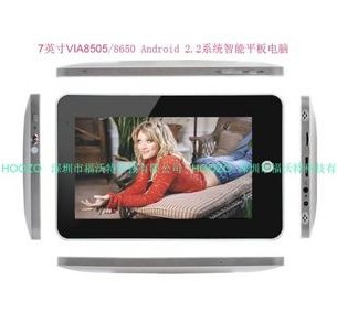 7''2GB Flash HDD 256MB 800Mhz 4GB WIFI Tablet PC With Android 2.2
