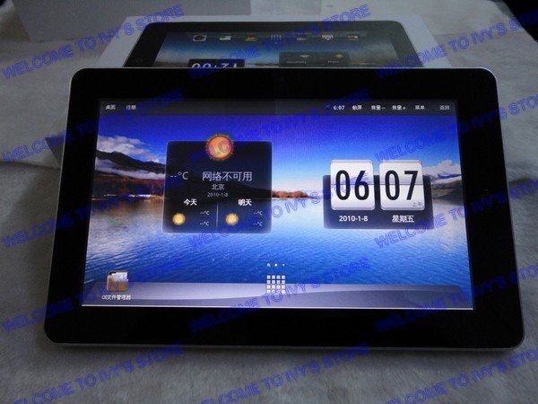 10.2" Epad android 2.1 OS Tablet PC with WIFI 3G X220 HDMI 256RAM 1Ghz GPS