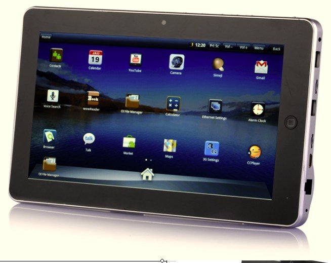 Android 2.2 Flash 10.1 4G Hard Drive 2.0 Mega Camera Multitouch Tablet Pc