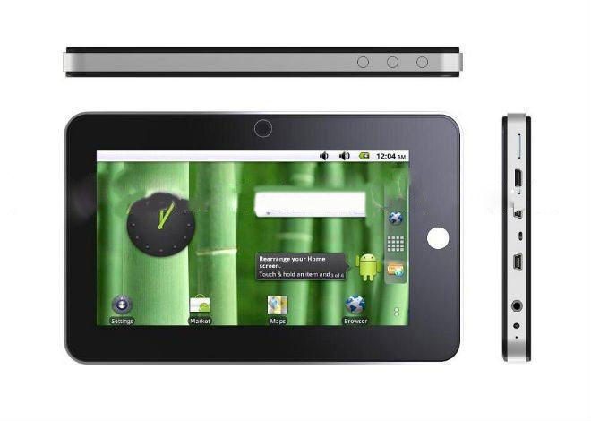 Cortex A8 Tablet Pc Android 2.2/2.3 7 Inch Capacitive Screen WIFI