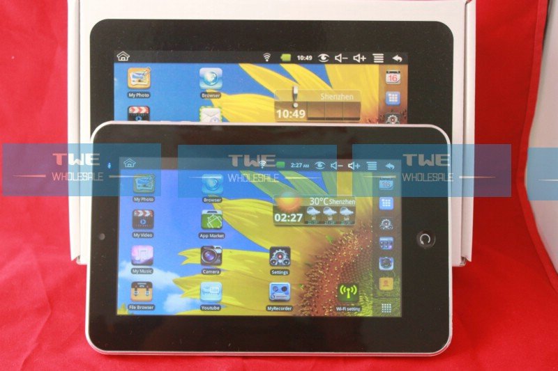 7" Touch Screen 800*480 Pixels Built-in Microphone Built-in 1.3MP Camera Netbooks