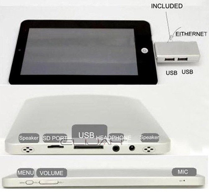 7 Inch Android 2.2 VIA 8650 MID Tablet PC