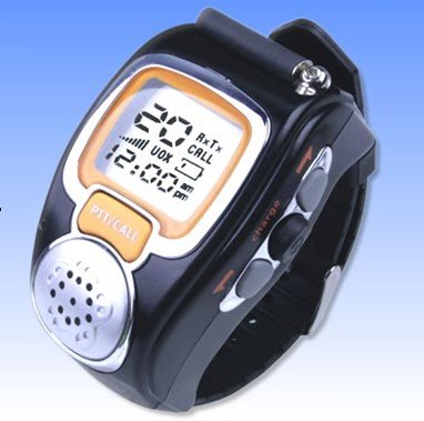 Black Power Saving Channel Scan Wrist Watch