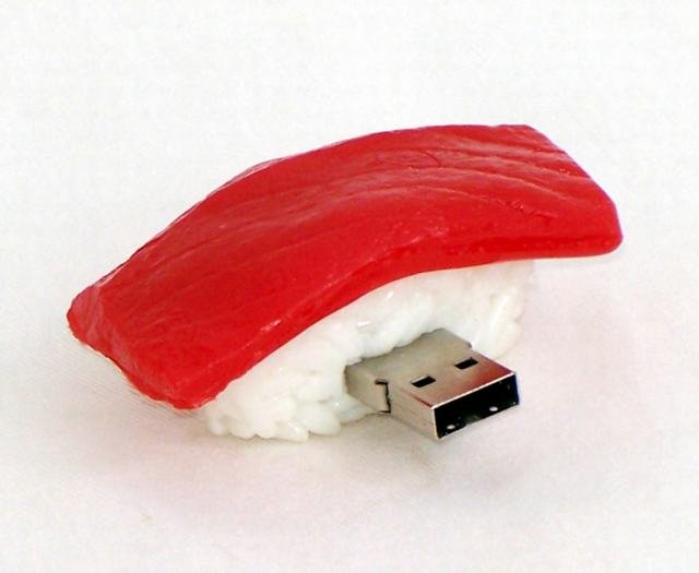 New Full Capacity 8GB Rubber Sushi Usb Flash Drive