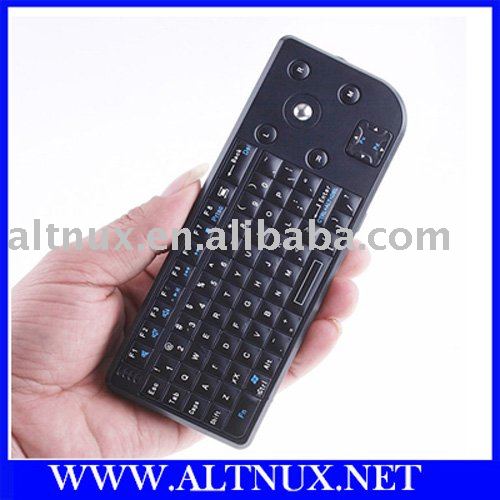 Mini Black 2.4G Wireless LED Indicators Keyboard