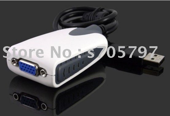 TV Screens USB 2.0 Video Card Adapter VGA Graphics Display