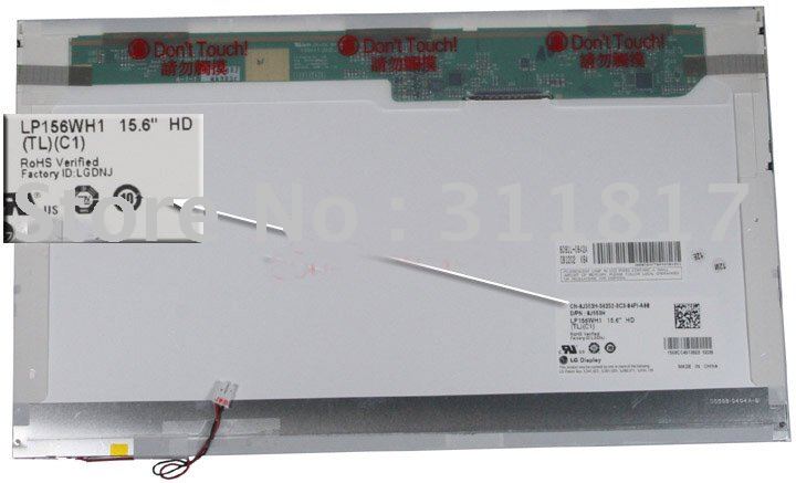 15.6" WXGA 1366 x 768 CCFL Single Lamp Laptop Screen