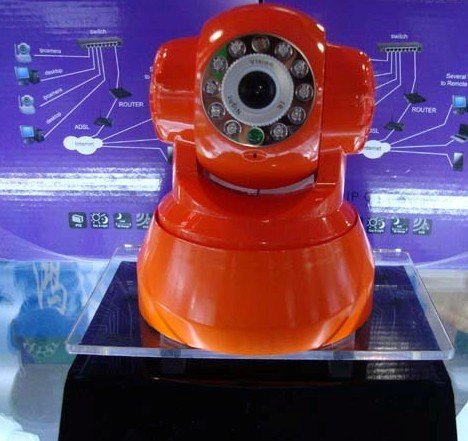 Wireless Nightvision Adjustment Brightness Network Webcam