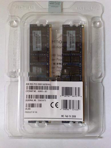 4GB Capacity Dual Rank 667MHZ Frequency Portable Memory