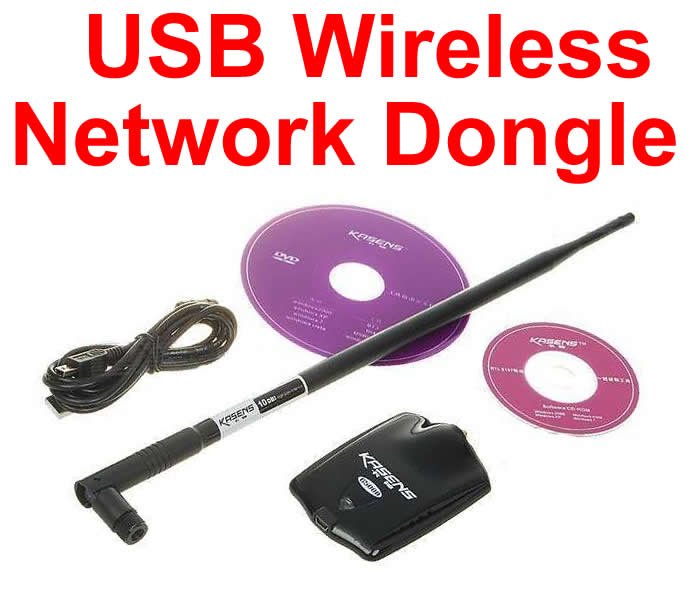 Wireless 2000mW High Power 802.11b/g/n USB Network Dongle with 10dBi Antenna