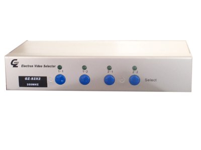 Infrared Remote Control Matrix Switchers 2 Into 2 Out