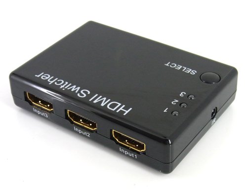 HDMI v1.3 + HDCP 3 Ports Mini Switch With Remote #664