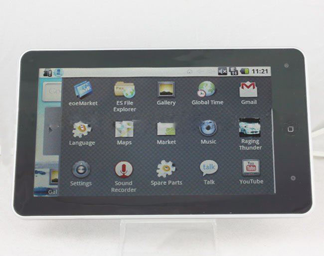 7 Inch Android 2.1 Webcam