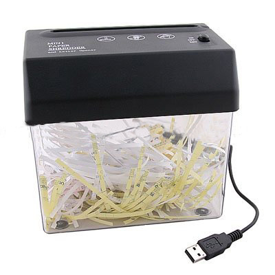 Strip Cut 120mm 1.7L 1 Sheet USB Shredder