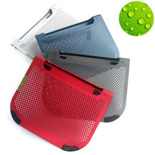 Aluminum Base Support Portable 300 (L) x250 (w) x45 (H) Laptop Cooling