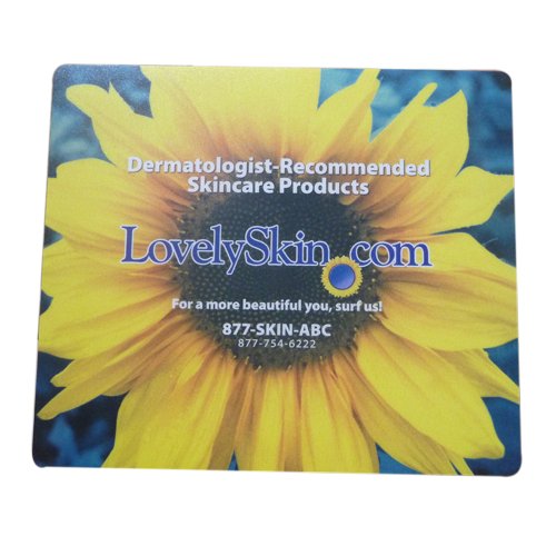 Yellow Flower Square Computer Rubber Mouse Pad
