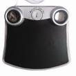 Rubber Black + white Computer Mouse Pad with HUB + Speaker