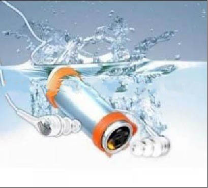 Waterproof Swimming Sport Flash MP3 Player