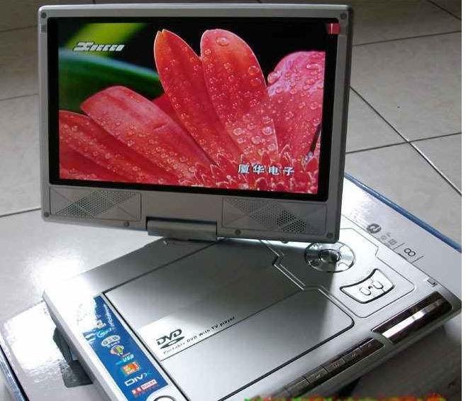 11.4 Inch 180°Rotating Remote Control VGA Rort Portable DVD CD player
