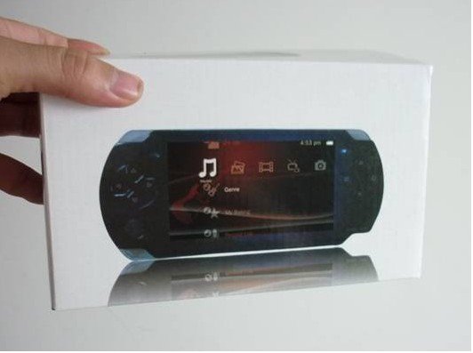 Plastic Black 4.3 Inch Touch Screen Video Game Consoles