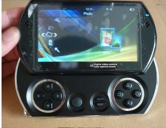 Portable 4GB MP5 Video Game Player with Joystick AV out and Slide Design