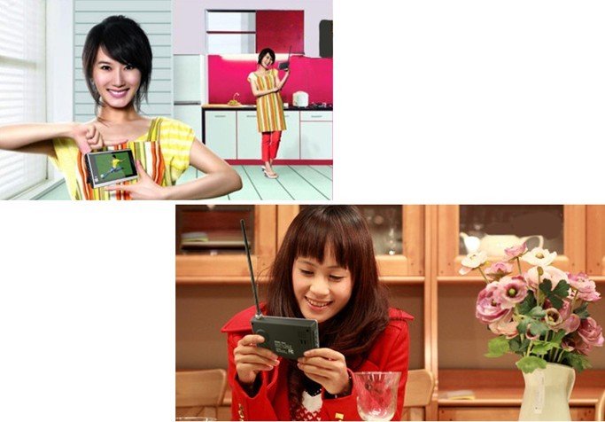 Wide Screen 4.3 Inch TFT LCD 700mA TV
