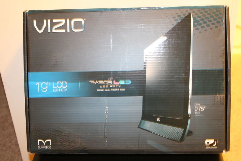 19" LCD Black Wide Screen 1080P Televisions