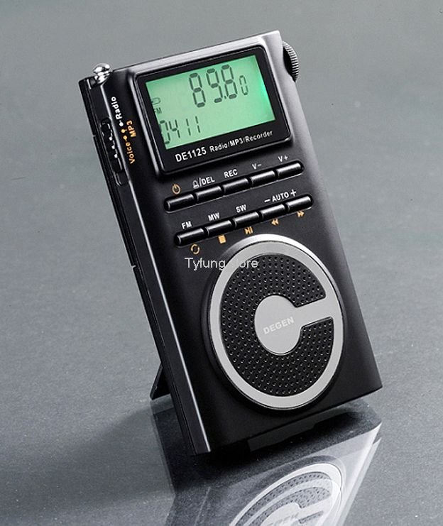 Portable AM / FM Rechargeable Battery Built-In Speaker Radios