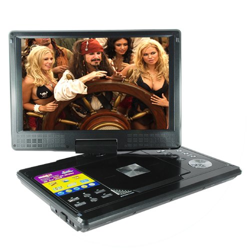 13 Inch TFT Portable USB MP3 Function DVD Player With ATV Game