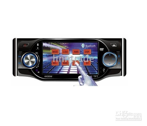 4.0 Inch Bluetooth Touch Screen TV Tuner Car DVD Player
