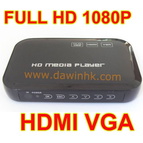 USB HDMI GVA MKV Full HD Media Player