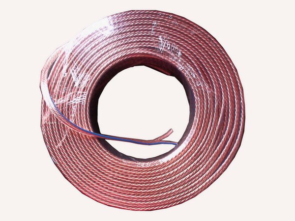 80m Loud Speaker Oxygen Free Durable Gold Cable For Home Theatre Systems