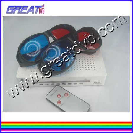 2D To 3D Converter Supports Multi-Media Output To TV HDD Player