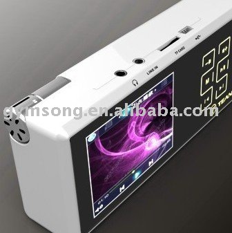 Mini Portable White Karaoke Player