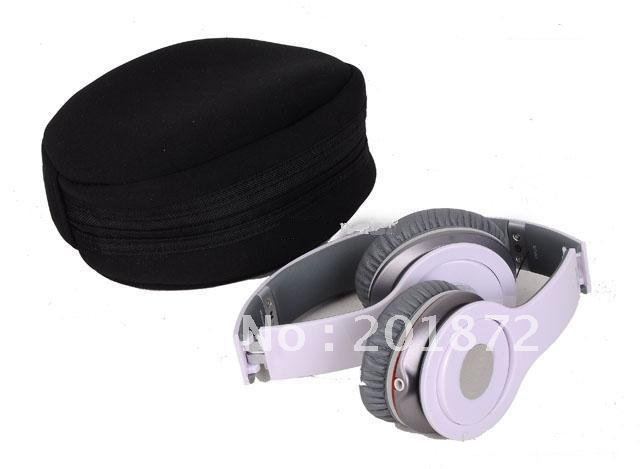 Purple & Gray Metal Bendable Headphone
