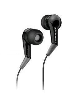 Black With Ear Cap Plastic Portable Media Headphone