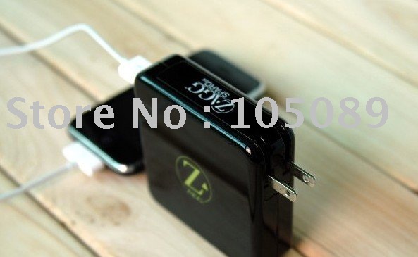 Black Square Shape With A Hole MP3 / MP4 Player Battery