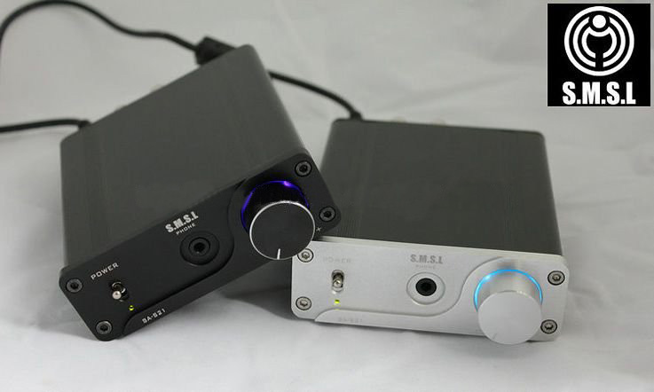 Built-in Speaker 4 LED Lights Human Protection Switch Digital Desktop Amplifier